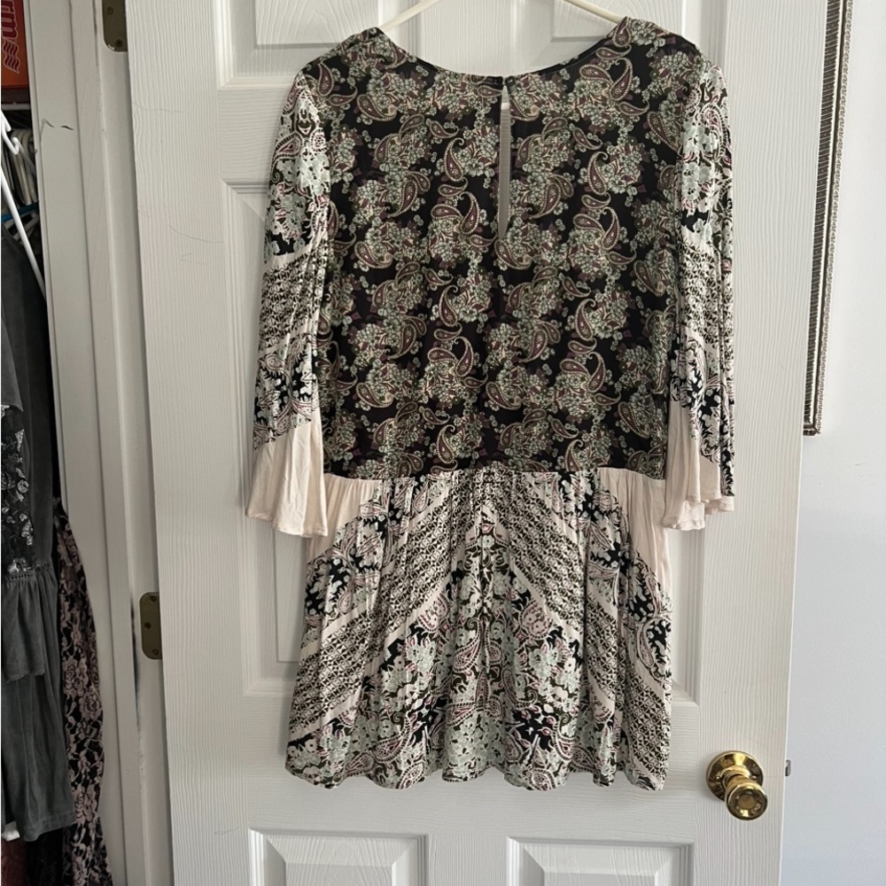 Free people lined boho peasant top S - Picture 2 of 4